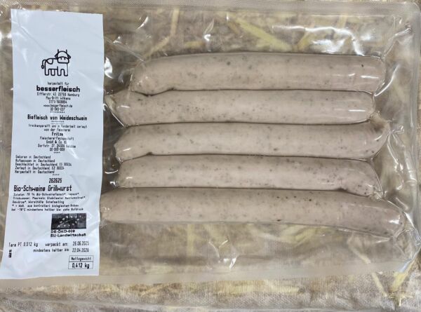 Bio-Schweine Grillwurst von besserfleisch